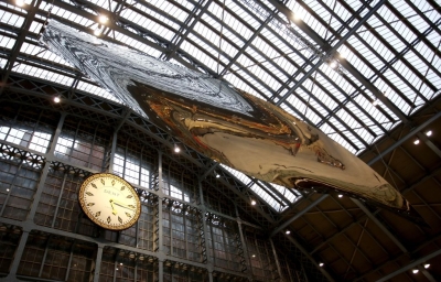 Ron Arad's art at St Pankras railstation (Credit: Courtesy)